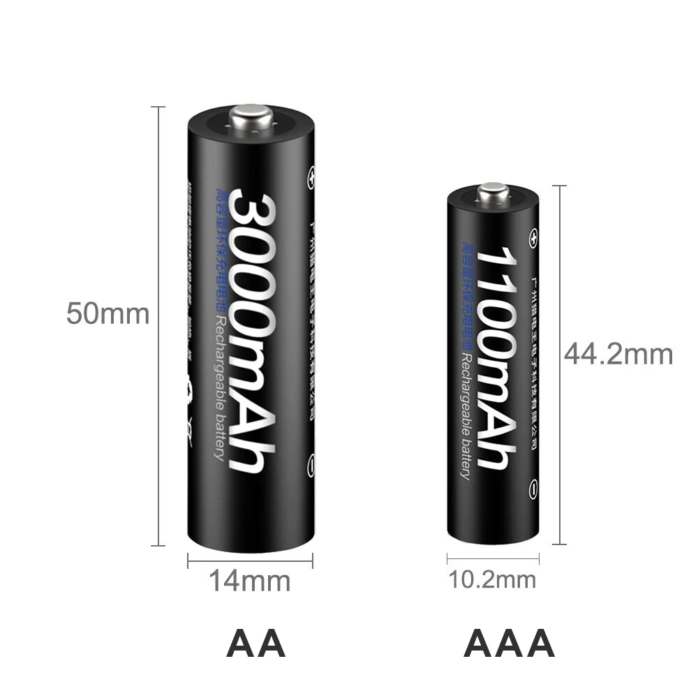 פאלו 1.2 V AA סוללה נטענת +1.2 V AAA NI-MH נטענת סוללות AA+AAA סוללה נטענת מרחוק,שליטה,צעצועים . ' - ' . 2